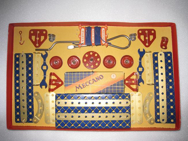 Boite Meccano 1-1943 Intrieur